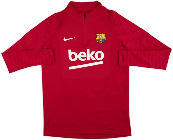 2021-22 Barcelona Nike 1/4 Zip Drill Top - 8/10 - (M)