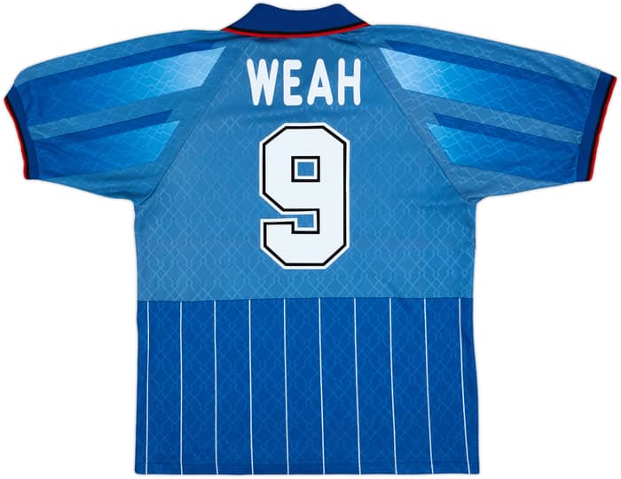1995-96 AC Milan Fourth Shirt Weah #9 - 9/10 - (L)