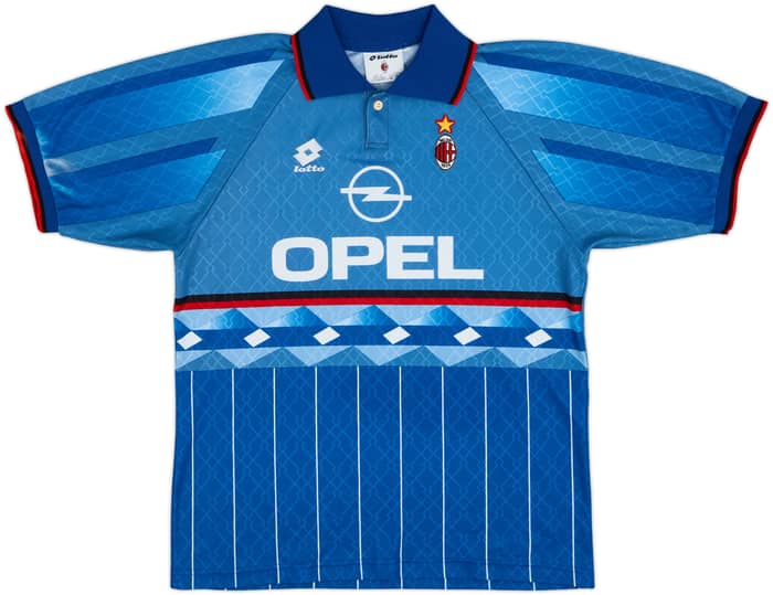 1995-96 AC Milan Fourth Shirt Weah #9 - 9/10 - (L)
