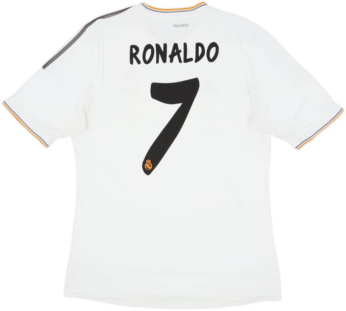 2013-14 Real Madrid Home Shirt Ronaldo #7 - 5/10 - (L)