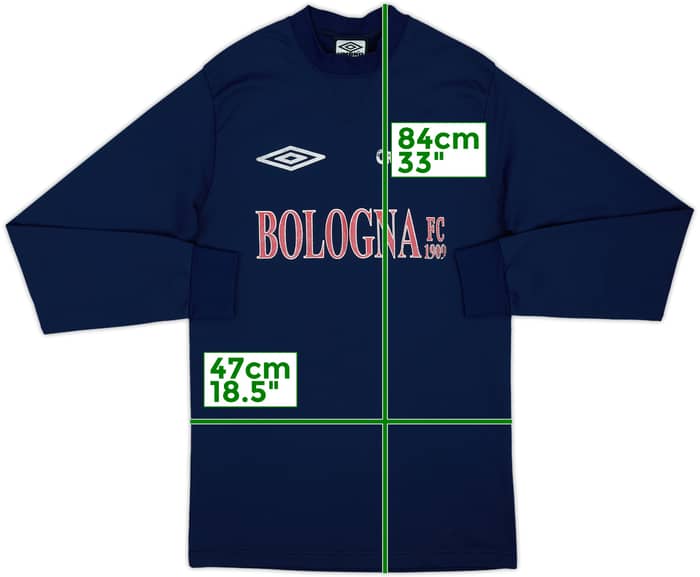 2000-01 Bologna Umbro Sweat Top - 5/10 - (M)