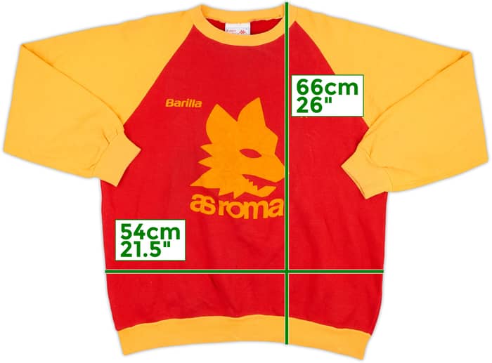 1984-85 Roma Kappa Sweat Top - 8/10 - (XL)
