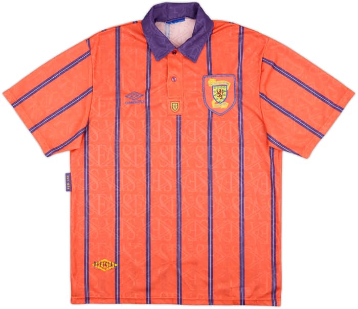 1993-95 Scotland Away Shirt - 8/10 - (L)