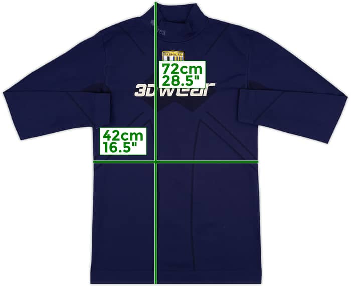 2014-15 Parma Player Issue Errea Training L/S Baselayer - 6/10 - (L/XL)