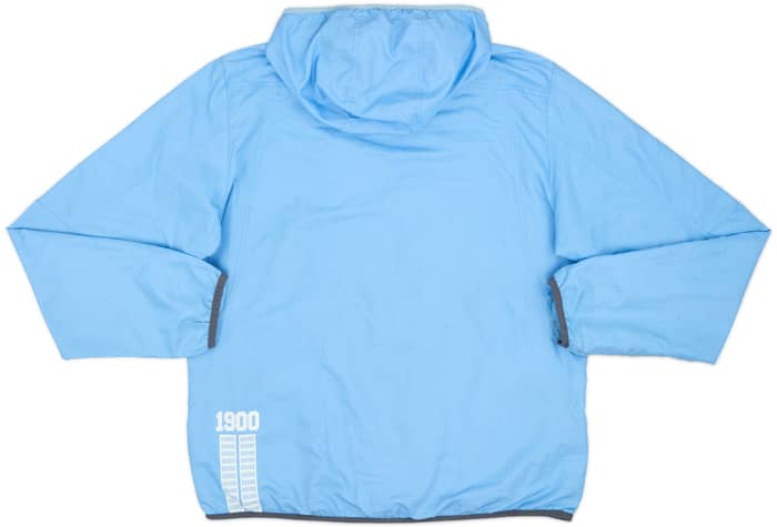 2013-14 Lazio Macron Hooded Track Jacket - 8/10 - (L)