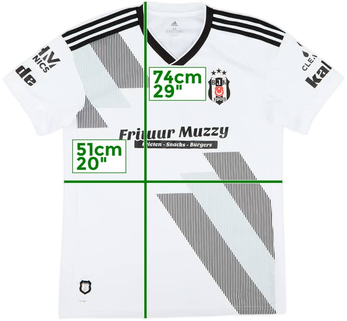 2019-20 Besiktas Home Shirt #11 - 7/10 - (M)