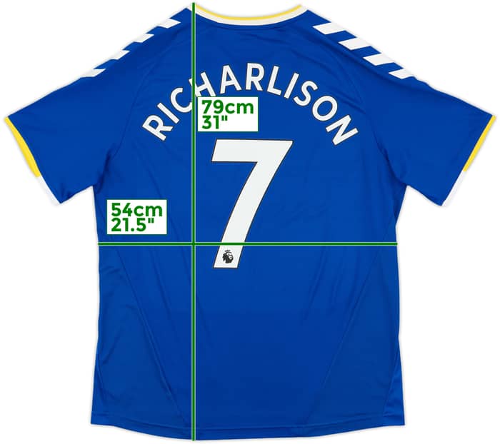 2021-22 Everton Home Shirt Richarlison #7 - 8/10 - (L)