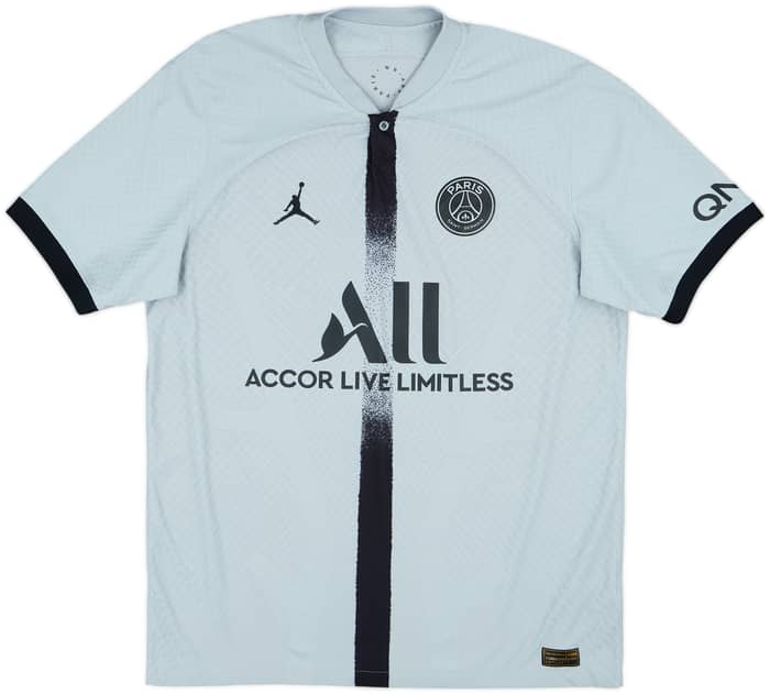 2022-23 Paris Saint-Germain Authentic Away Shirt Mbappe #7 - 9/10 - (L)