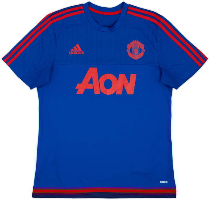 2015-16 Manchester United adizero Training Shirt - 8/10 - (L)