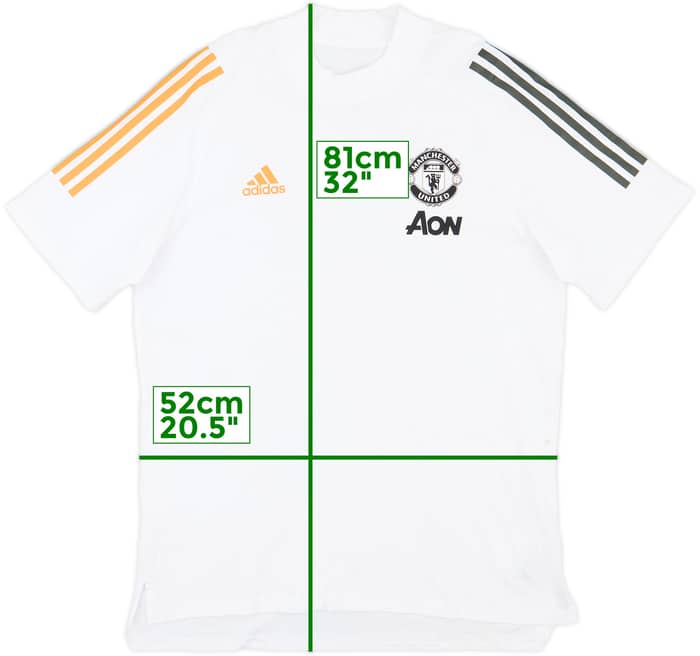 2020-21 Manchester United adidas Cotton Tee - 9/10 - (L)