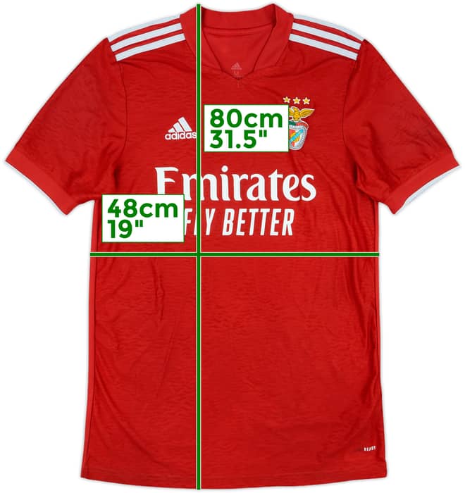 2021-22 Benfica Home Shirt - 5/10 - (M)