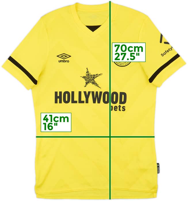 2021-22 Brentford Away Shirt - 7/10 - (S)