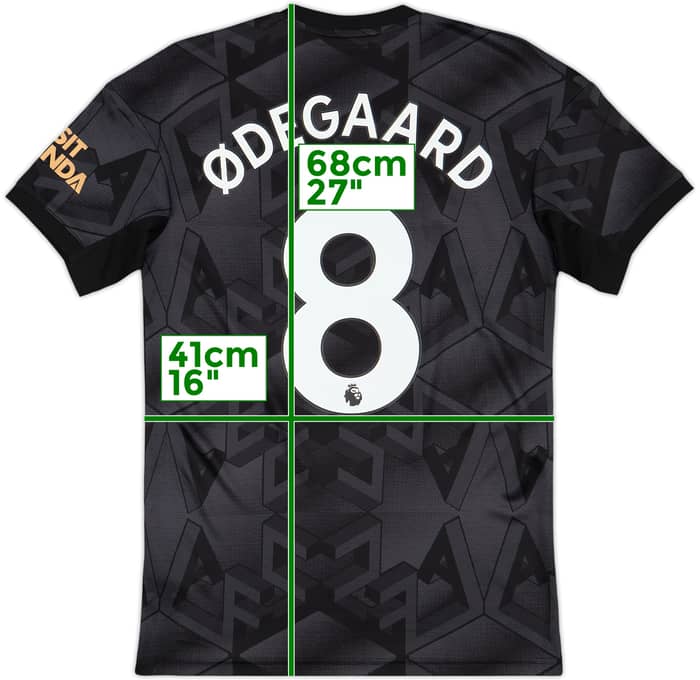 2022-23 Arsenal Away Shirt Odegaard #8 - 10/10 - (XS)