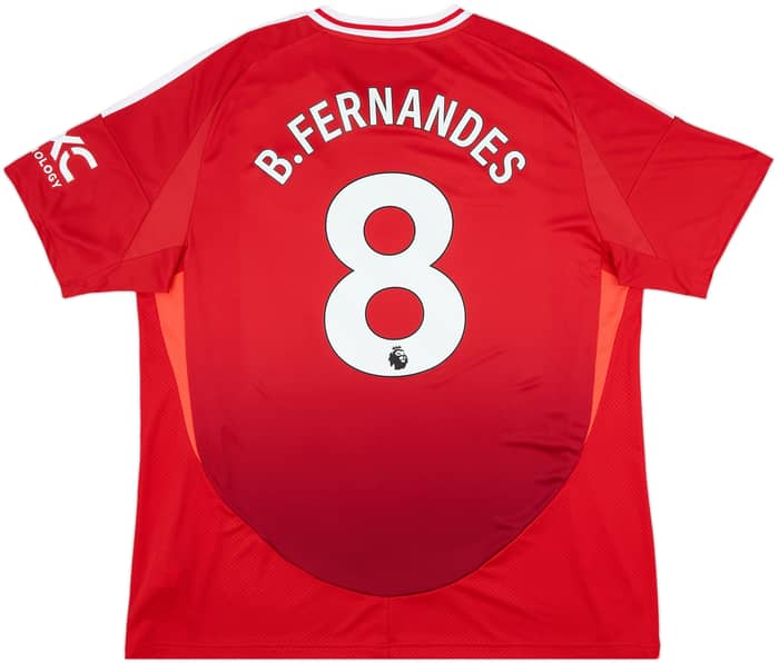 2024-25 Manchester United Home Shirt B.Fernandes #8 - 8/10 - (XXL)