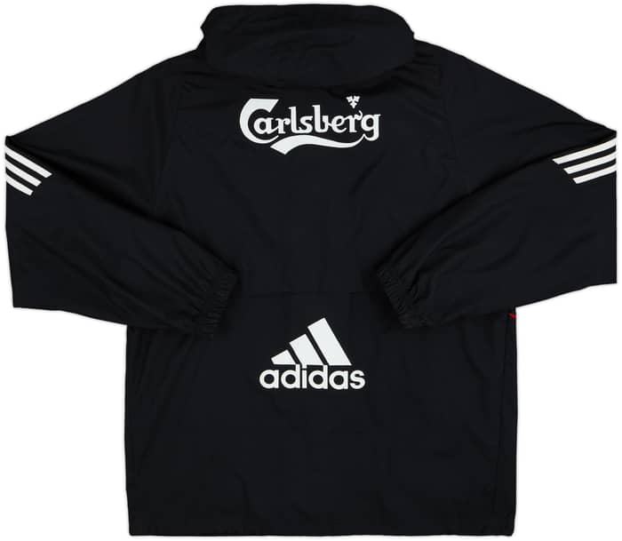 2007-08 Liverpool adidas Hooded Rain Jacket - 6/10 - (L)