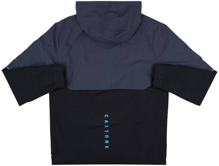 2021-22 Wolves Castore 1/4 Zip Hooded Rain Jacket - 10/10 - (M)