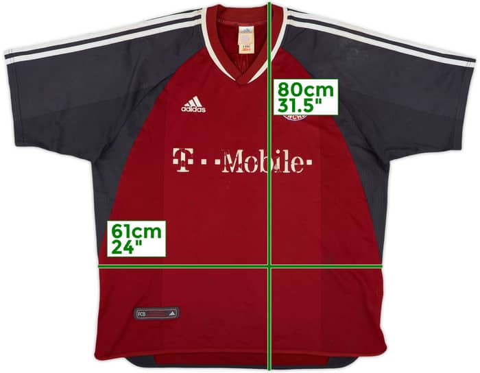 2002-03 Bayern Munich Home Shirt - 4/10 - (XL)