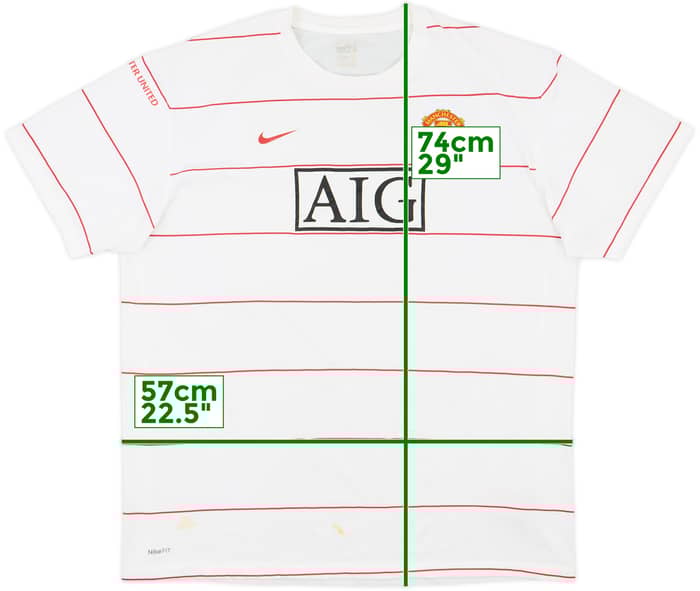 2008-09 Manchester United Nike Training Shirt - 6/10 - (XXL)