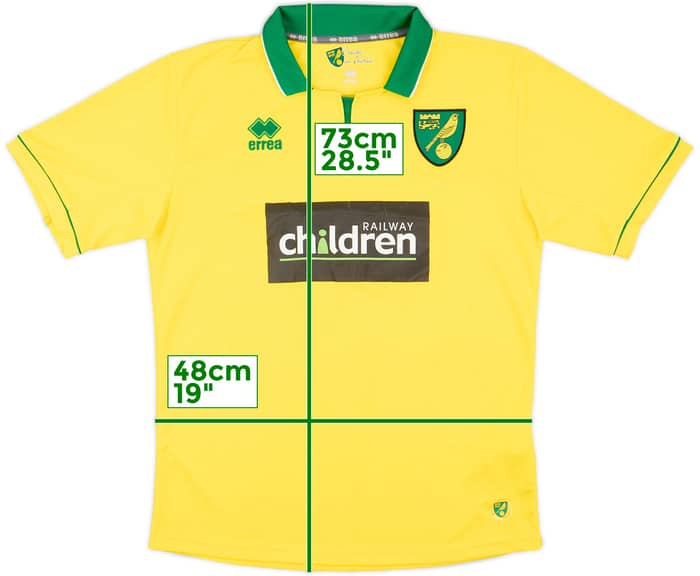 2012-13 Norwich Home Shirt - 7/10 - (L)