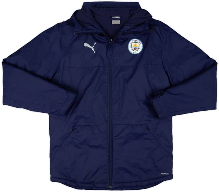 2021-22 Manchester City Puma Padded Bench Coat - 8/10 - (M)