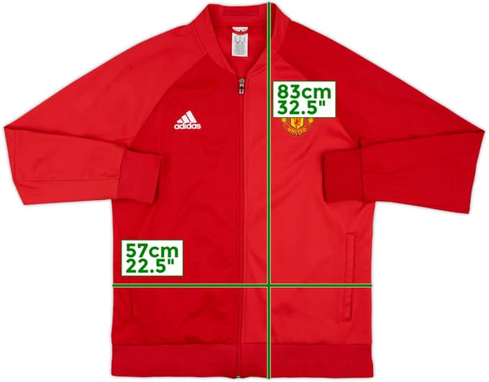 2016-17 Manchester United adidas Track Jacket - 6/10 - (XL)
