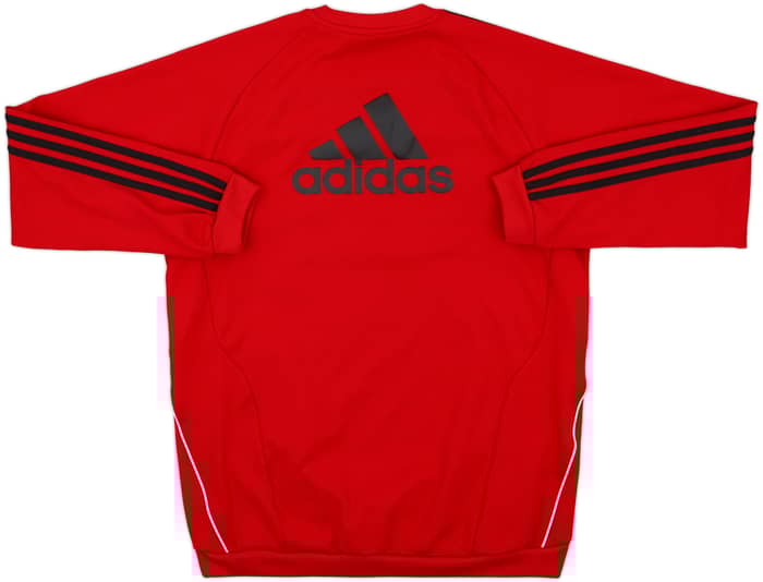2010-11 Liverpool adidas Sweat Top - 8/10 - (M)