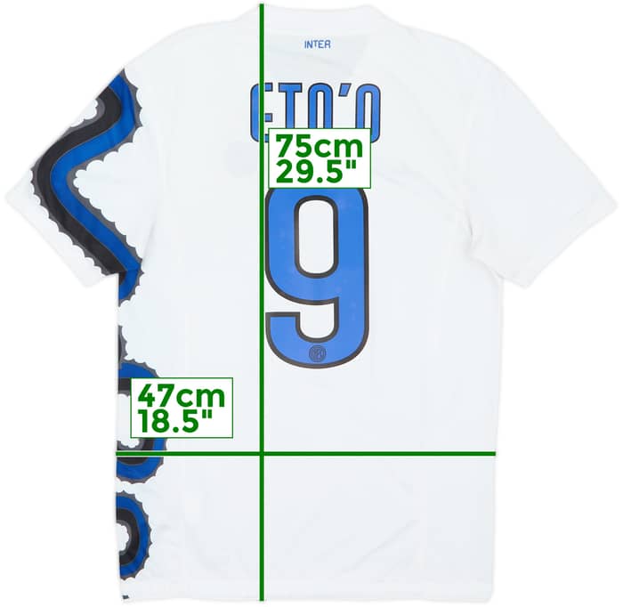 2010-11 Inter Milan Away Shirt Eto'o #9 - 8/10 - (S)