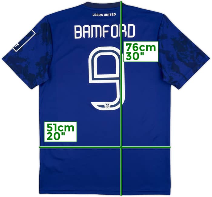 2021-22 Leeds United Away Shirt Bamford #9 - 10/10 - (M)