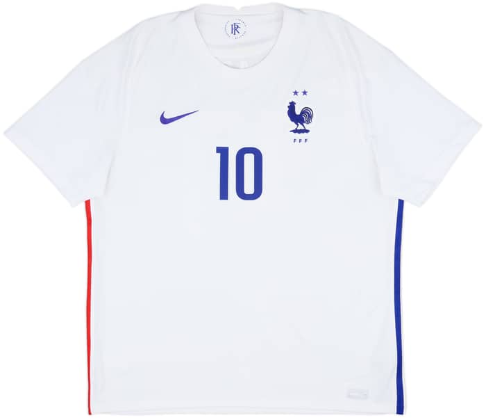 2020-21 France Away Shirt Mbappe #10 - 7/10 - (XL)
