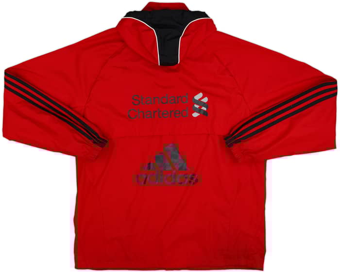 2010-11 Liverpool adidas Hooded Rain Jacket - 7/10 - (L/XL)