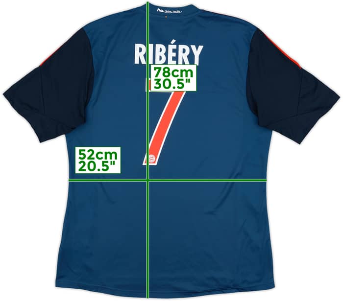 2013-14 Bayern Munich Third Shirt Ribery #7 - 9/10 - (L)