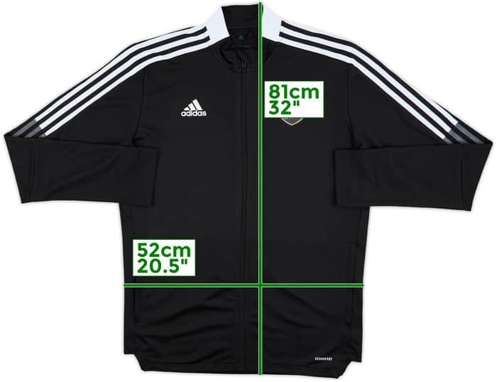 2022 adidas Template Track Jacket (Bend FC Timbers) - 8/10 - (L)
