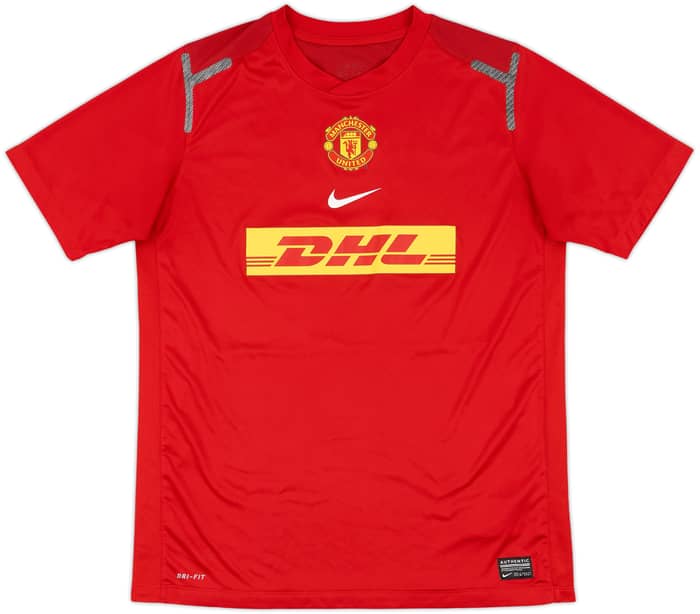 2012-13 Manchester United Nike Training Shirt - 9/10 - (XL.Boys)