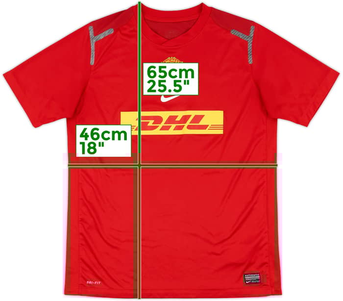 2012-13 Manchester United Nike Training Shirt - 9/10 - (XL.Boys)