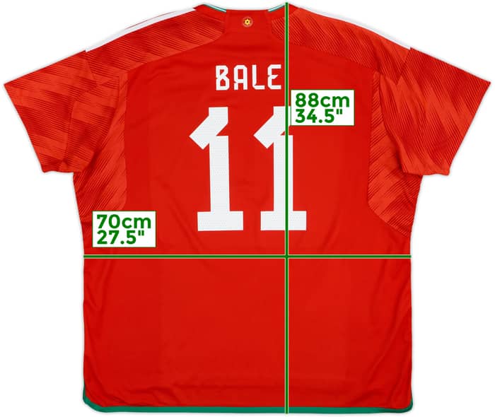 2022-24 Wales Home Shirt Bale #11 - 10/10 - (3XL)