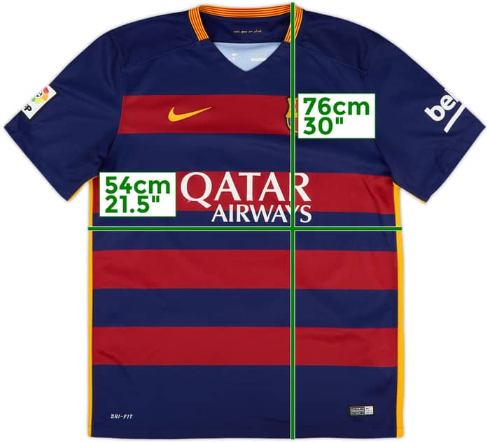 2015-16 Barcelona Home Shirt - 5/10 - (L)