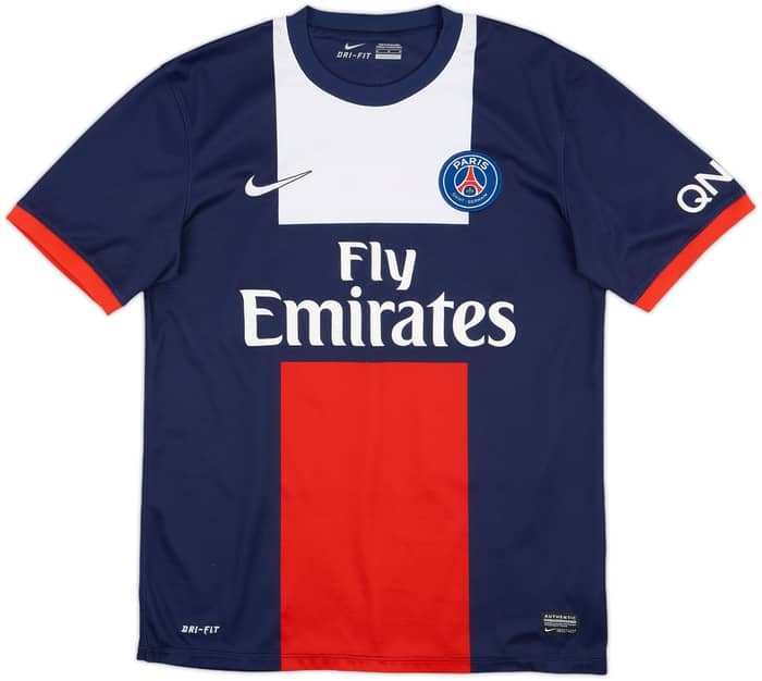 2013-14 Paris Saint-Germain Home Shirt Beckham #32 - 9/10 - (M)