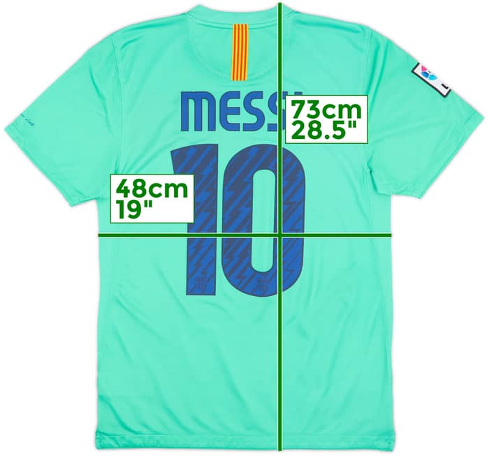 2010-11 Barcelona Away Shirt Messi #10 - 10/10 - (S)