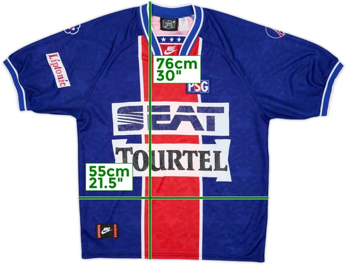 1994-95 Paris Saint-Germain Home Shirt - 8/10 - (L)