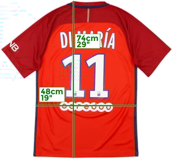 2016-17 Paris Saint-Germain Away Shirt Di Maria #11 - 10/10 - (S)