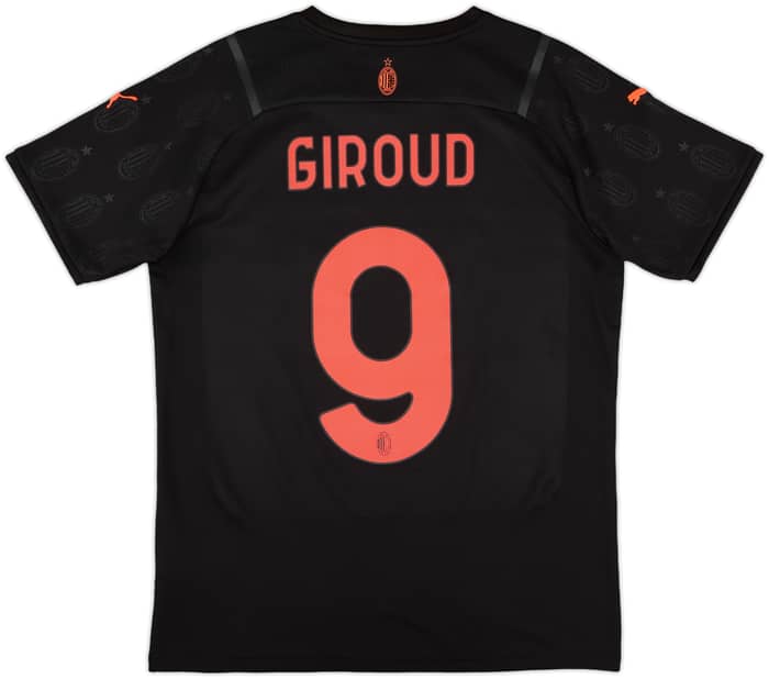 2021-22 AC Milan Third Shirt Giroud #9 - 10/10 - (M)