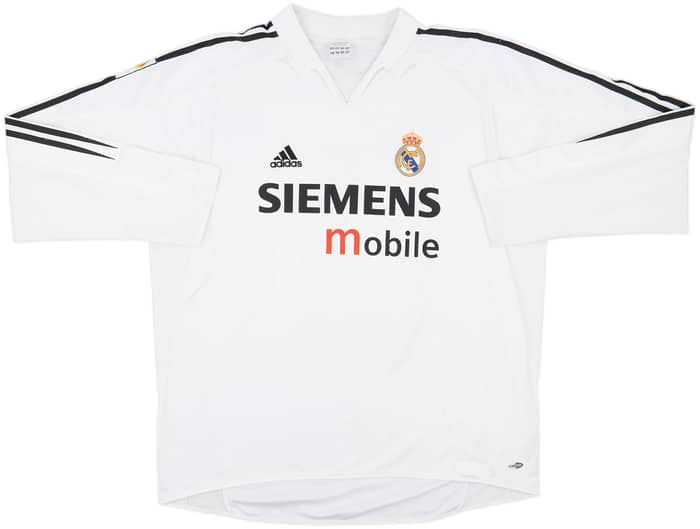 2004-05 Real Madrid Home Shirt Beckham #23 - 8/10 - (XL)