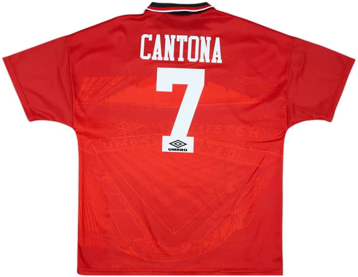 1994-96 Manchester United Home Shirt Cantona #7 - 10/10 - (XL)