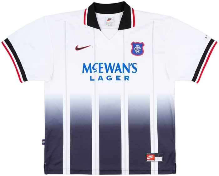 1997-99 Rangers Away Shirt Gascoigne #8 - 9/10 - (L)