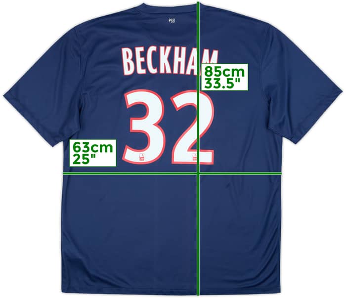 2012-13 Paris Saint-Germain Home Shirt Beckham #32 (XL)
