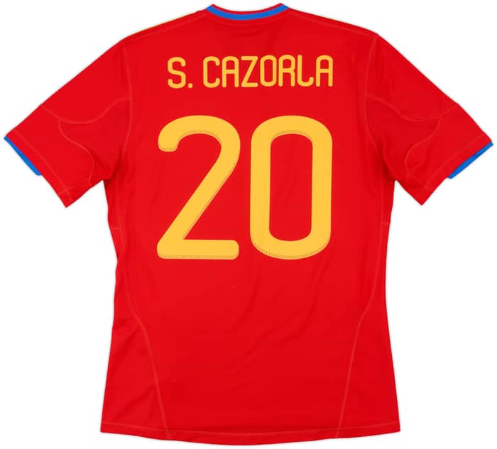 2009-10 Spain Home Shirt S.Cazorla #20 - 10/10 - (M)