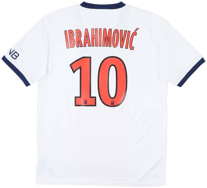 2013-14 Paris Saint-Germain Away Shirt Ibrahimovic #10 - 9/10 - (M)