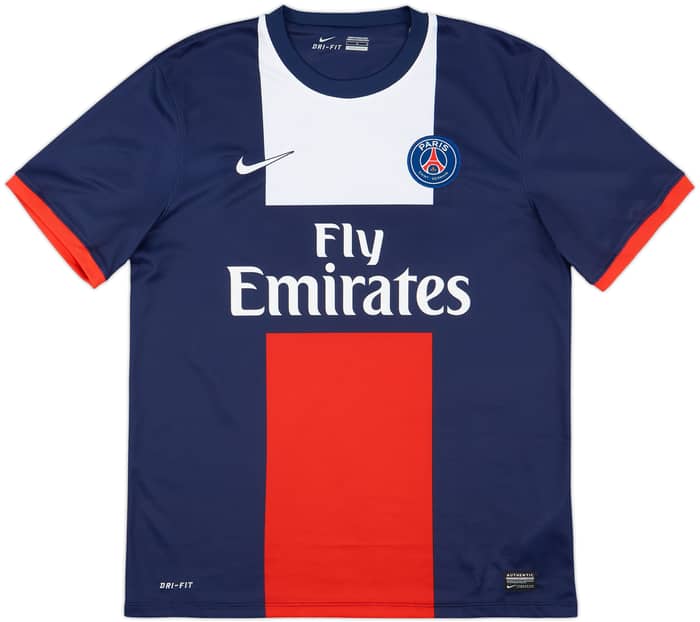 2013-14 Paris Saint-Germain Home Shirt Beckham #32 - 9/10 - (L)