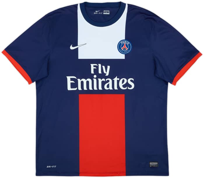 2013-14 Paris Saint-Germain Home Shirt Beckham #32 - 8/10 - (XL)