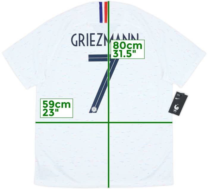 2018 France Away Shirt Griezmann #7 (XL)